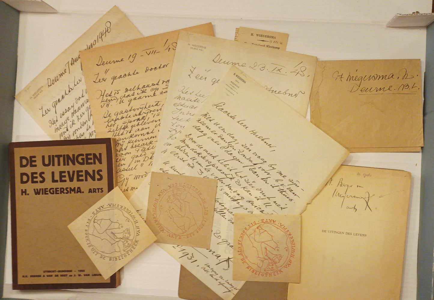 Hendrik Wiegersma (1891-1969). Collectie oorspronkelijke documenten en grafiek