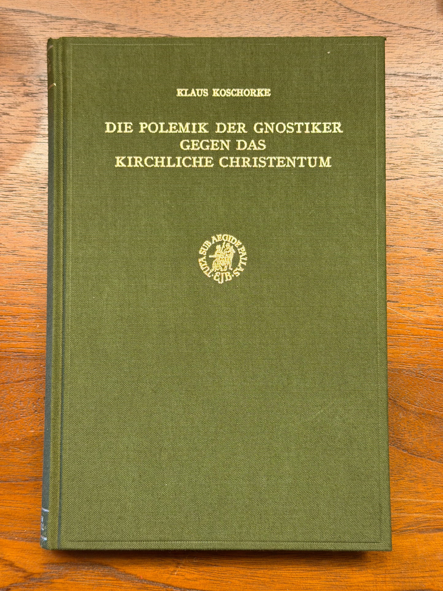 Klaus Koschorke, Die polemik der Gnostiker gegen das kirchliche Christentum,. Leiden, Brill 1978
