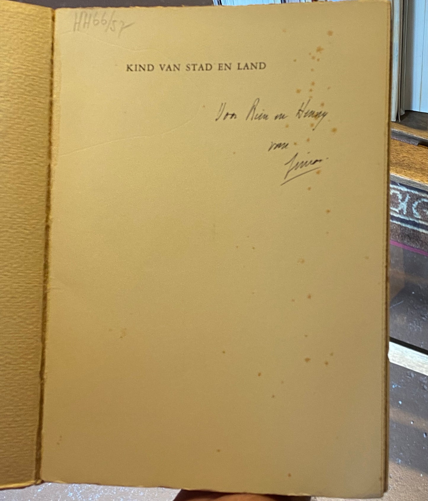 Simon Vestdijk, Kind van stad en land, Rotterdam, 1936