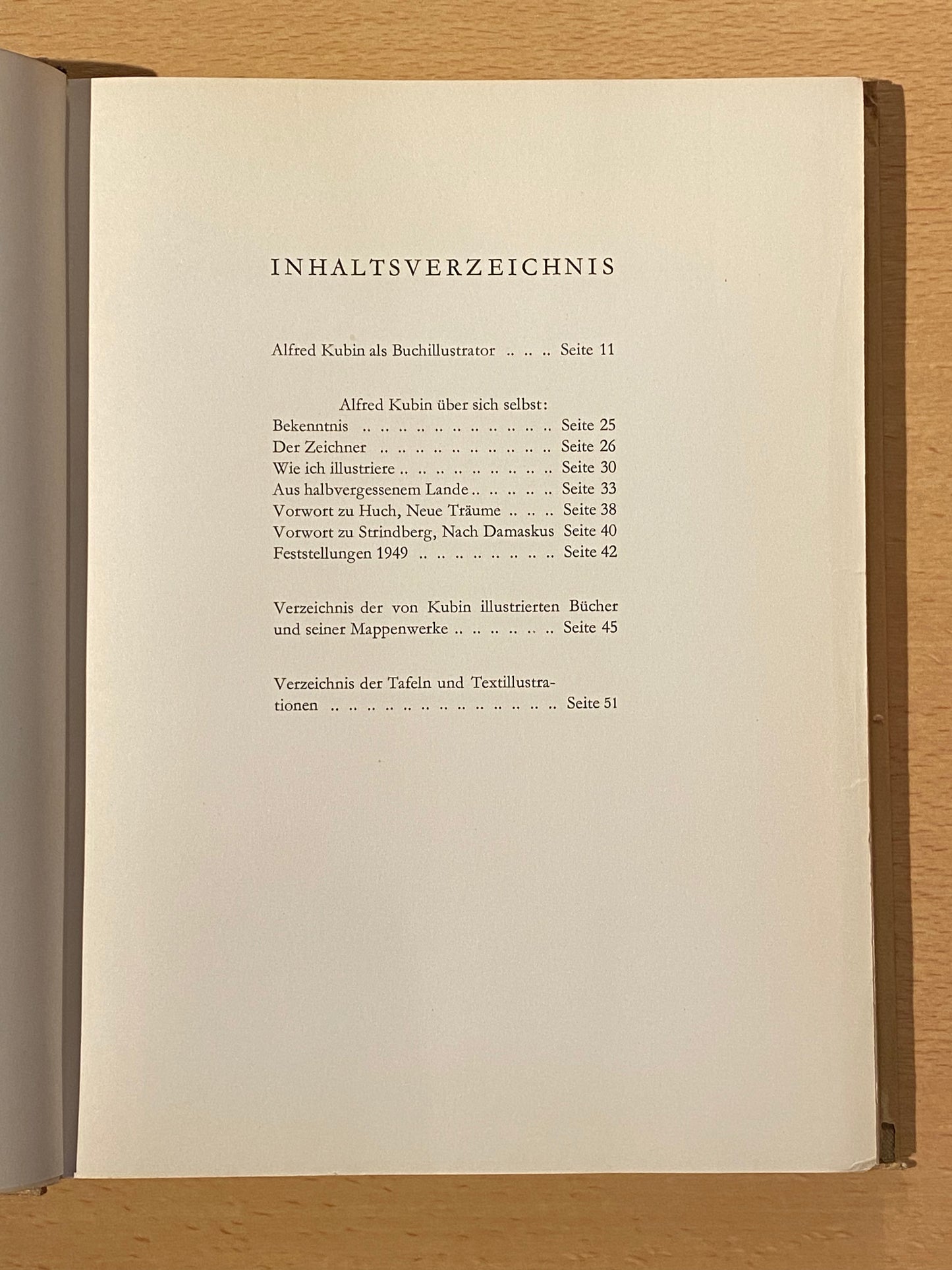 ABRAHAM HORODISCH ALFRED KUBIN ALS BUCHILLUSTRATOR MIT 100 TAFELN (I FARBIG) UND ETWA 40 TEXTILLUSTRATIONEN (I FARBIG). Alfred Kubin, Published by Amsterdam, Verlag der Erasmus-Buchhandlung., 1949