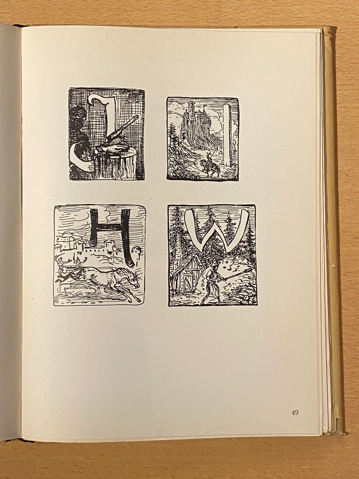 ABRAHAM HORODISCH ALFRED KUBIN ALS BUCHILLUSTRATOR MIT 100 TAFELN (I FARBIG) UND ETWA 40 TEXTILLUSTRATIONEN (I FARBIG). Alfred Kubin, Published by Amsterdam, Verlag der Erasmus-Buchhandlung., 1949