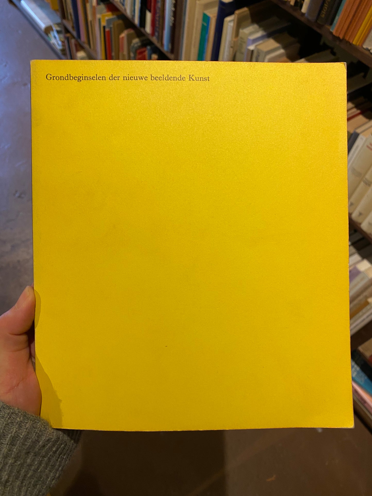 Grondbeginselen der nieuwe beeldende Kunst