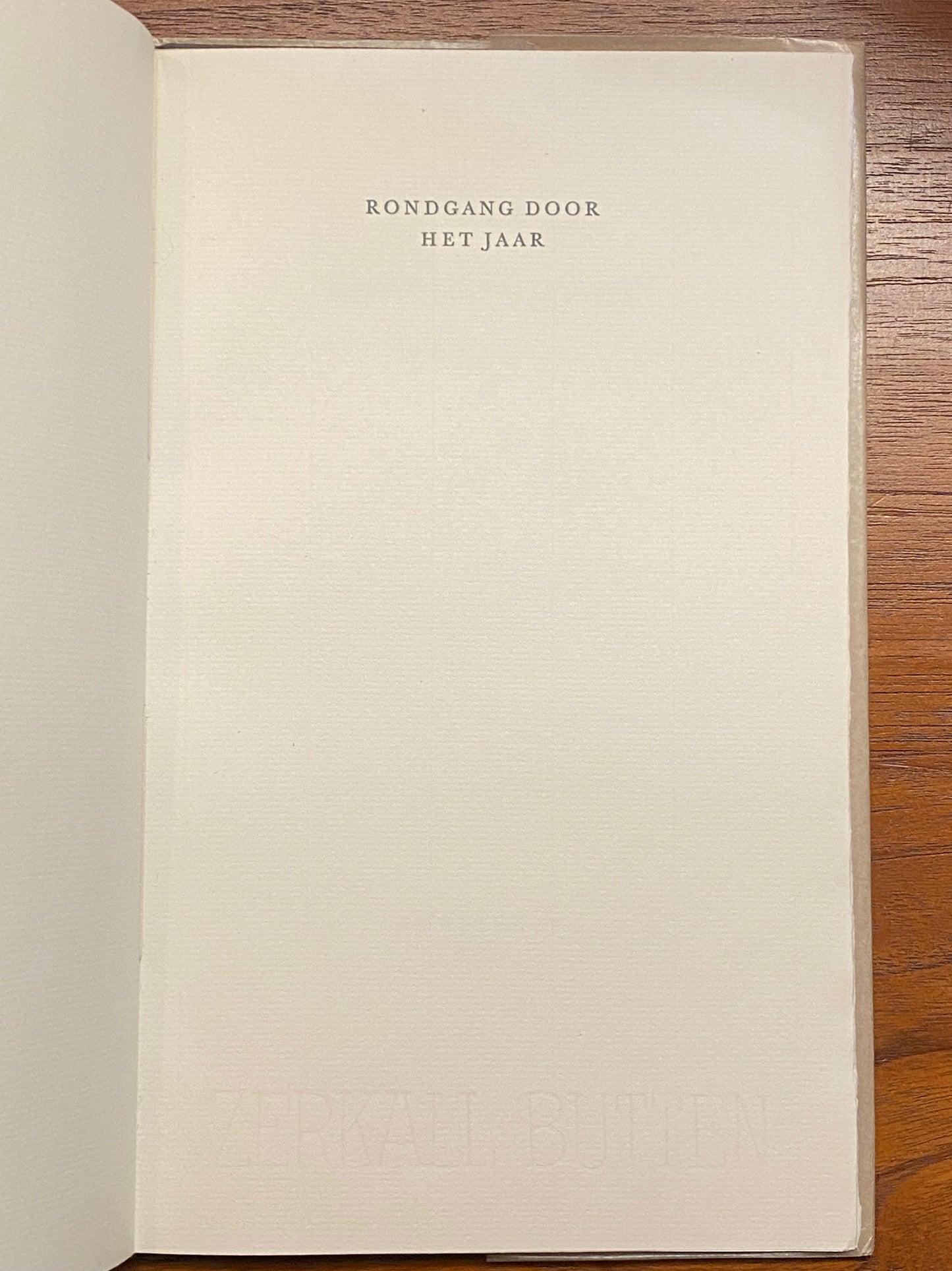 S. VESTDIJK RONDGANG DOOR HET JAAR 1977