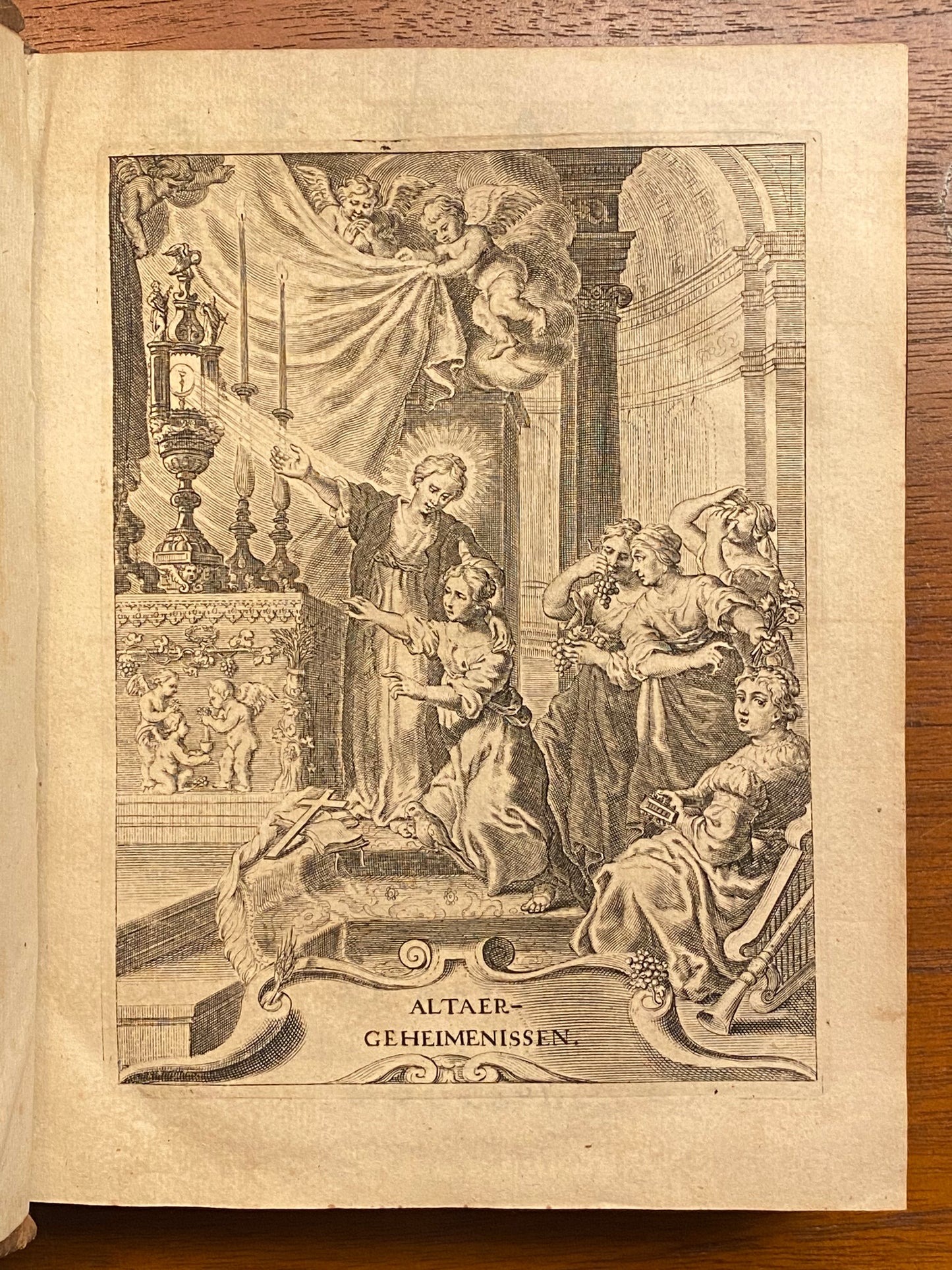 J. v. Vondel, 1. Altaergeheimenissen. Keulen, In de Nieuwe Druckerye, 1718. 2. De heerlyckheit der kercke. Amsterdam, Jan Lamsvelt, 1702. 3. Aanhanghsel van gedichten.
