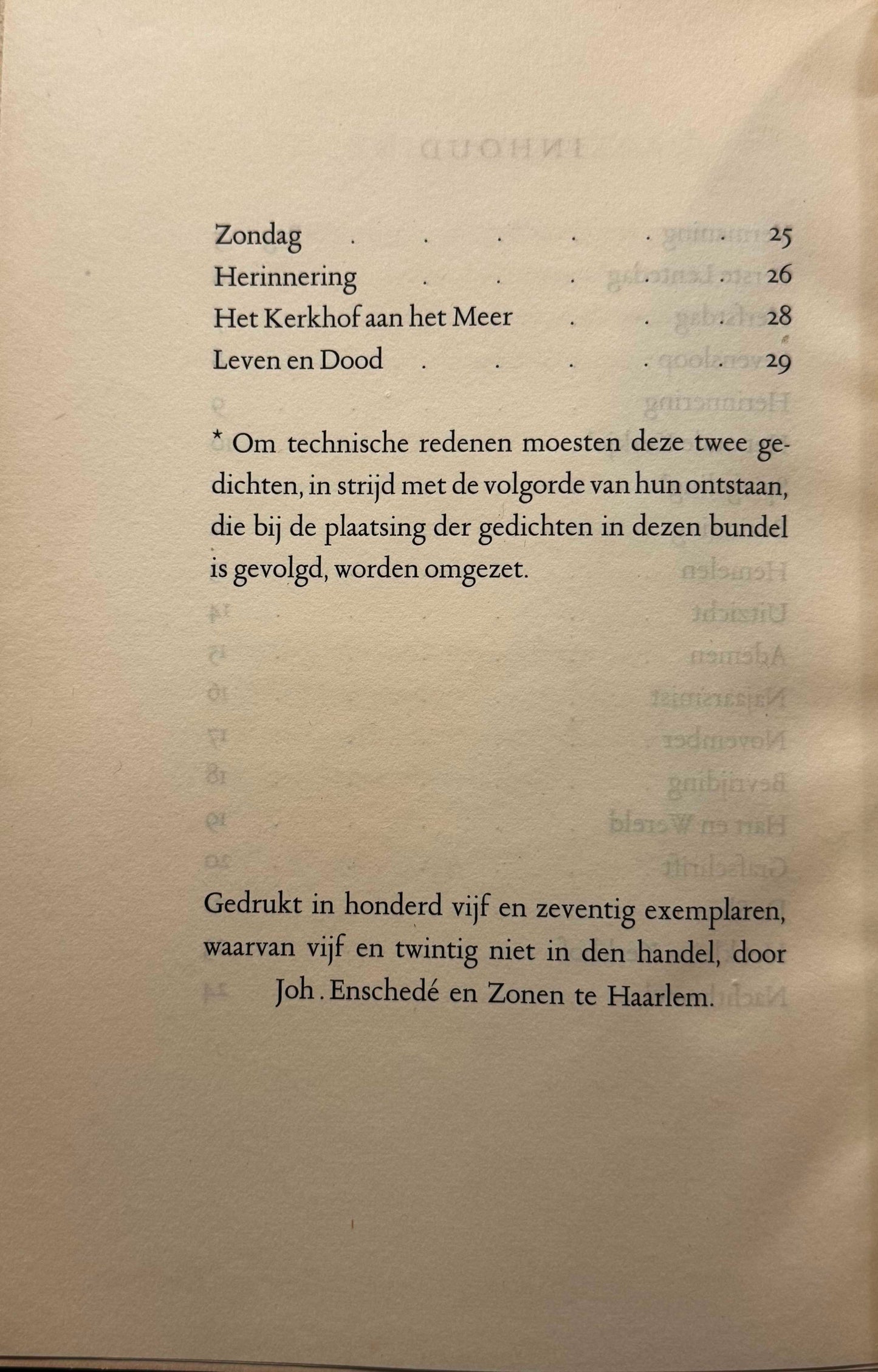 J.C. Bloem. Media vita. Gedichten. Haarlem, Joh. Enschedé en zonen, 1931