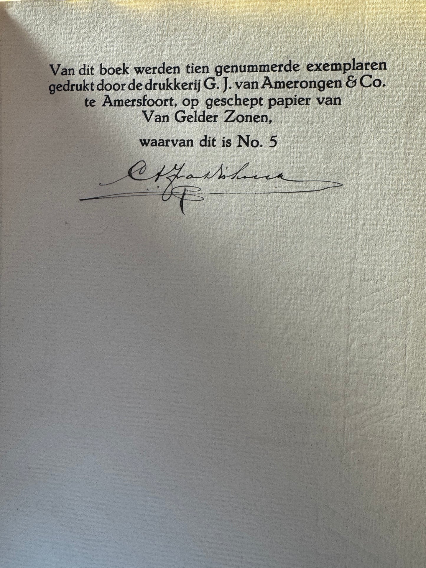 Gerrit Achterberg, Afvaart. Bussum, C.A.J. van Dishoeck, 1931