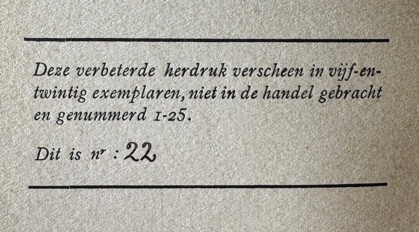 E. du Perron (Duco Perkens) Het roerend bezit. Met negen plaatjes van Oscar Duboux. Elsene-Brussel, A. Breuer,