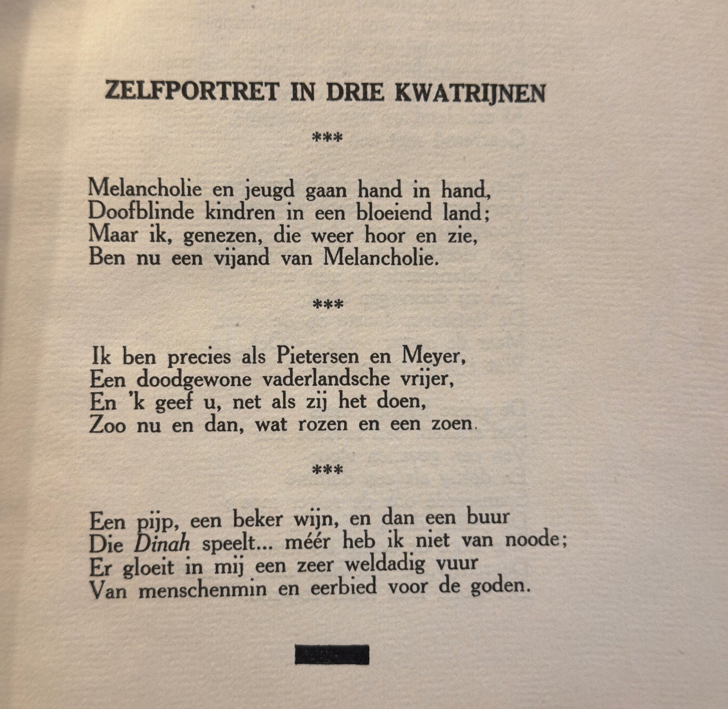 J. Greshoff, Ketelmuziek ... met een portret door E. du Perron. Brussel, niet in den handel, 1928