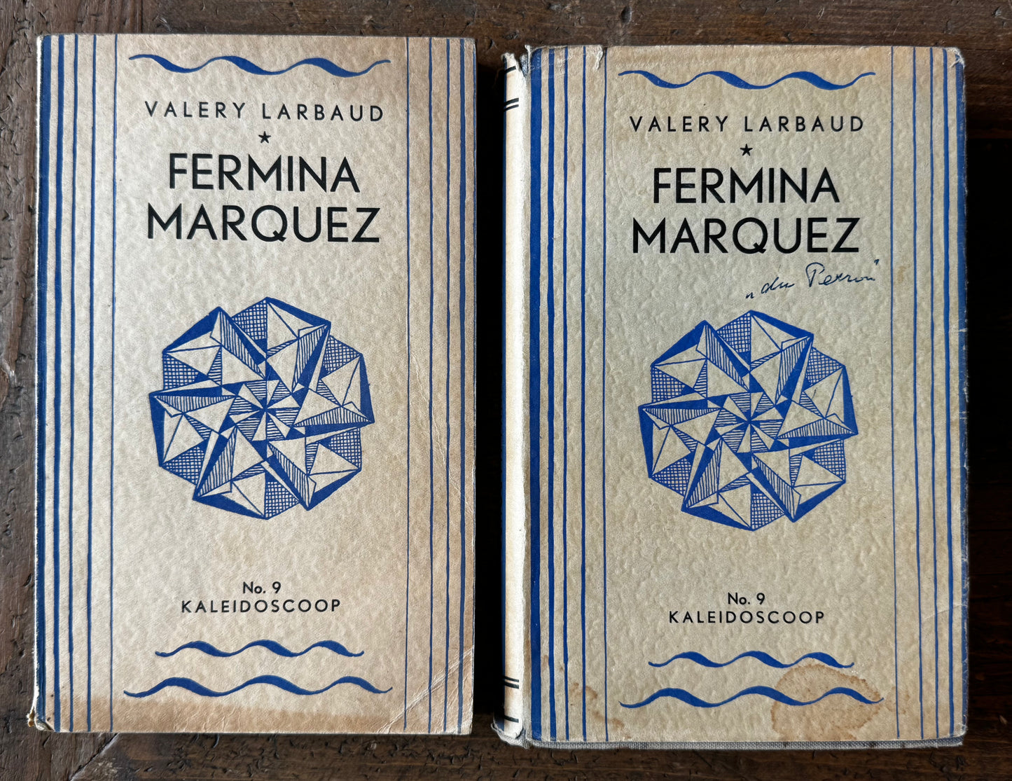 Valery Larbaud, Fermina Marquez. Kaleidoscoop no. 9. Vertaald door E. du Perron. Maastricht en Brussel, E. du Perron, 1935