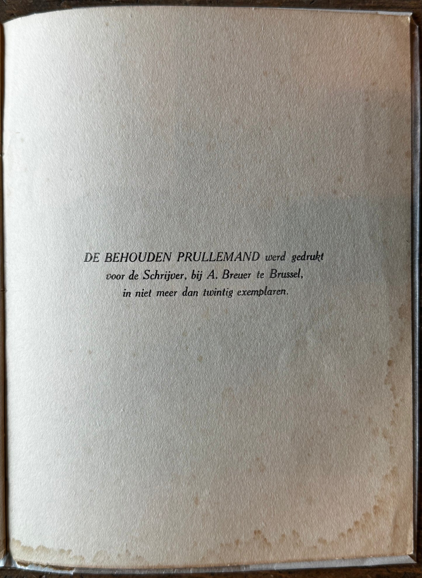 E. du Perron, De behouden prullenmand. Met een portret door P. Creixams. Niet in de handel