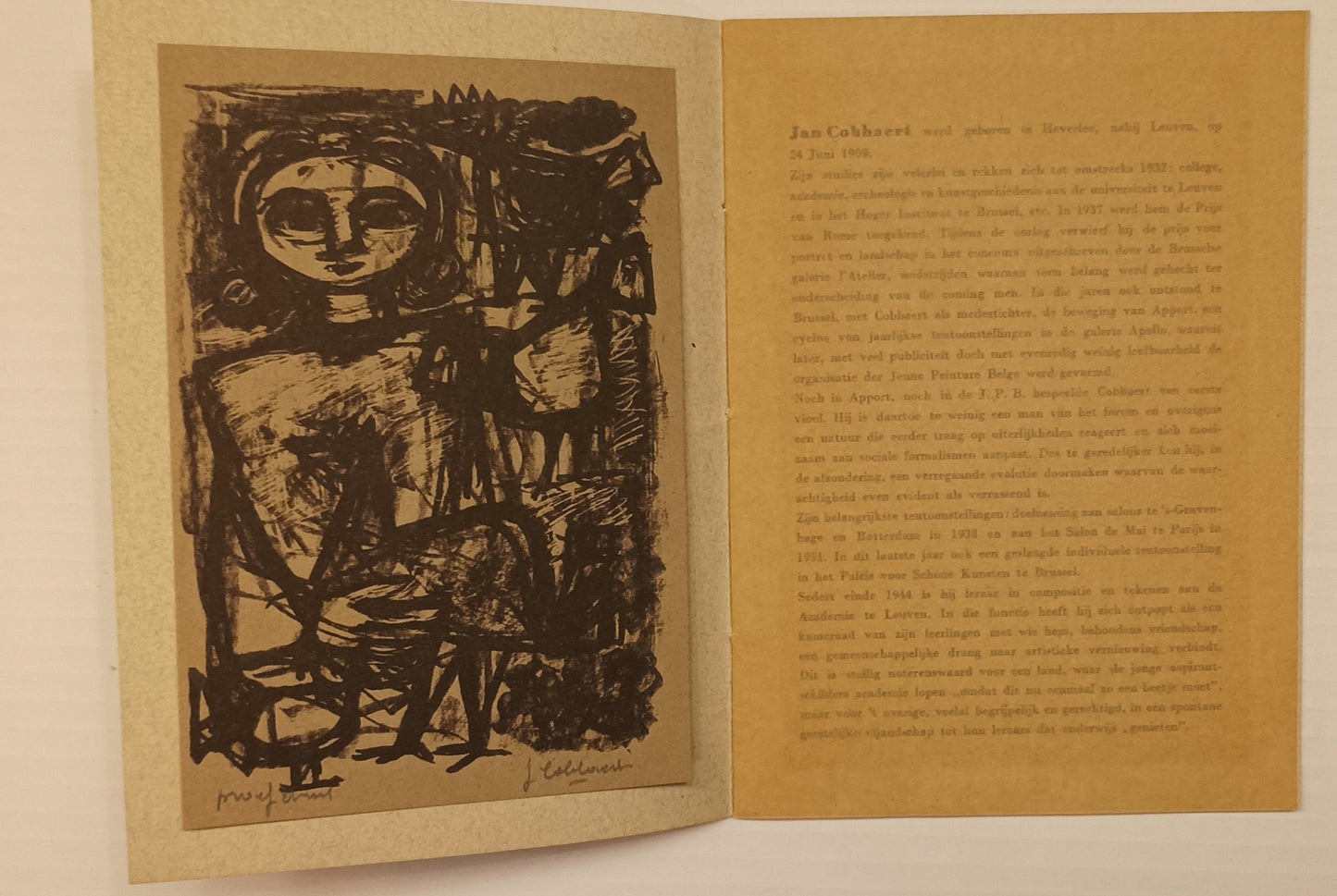 K.N. Elno. Jan Cobbaert. Met vier reproducties van tekeningen en twee lithografieën.