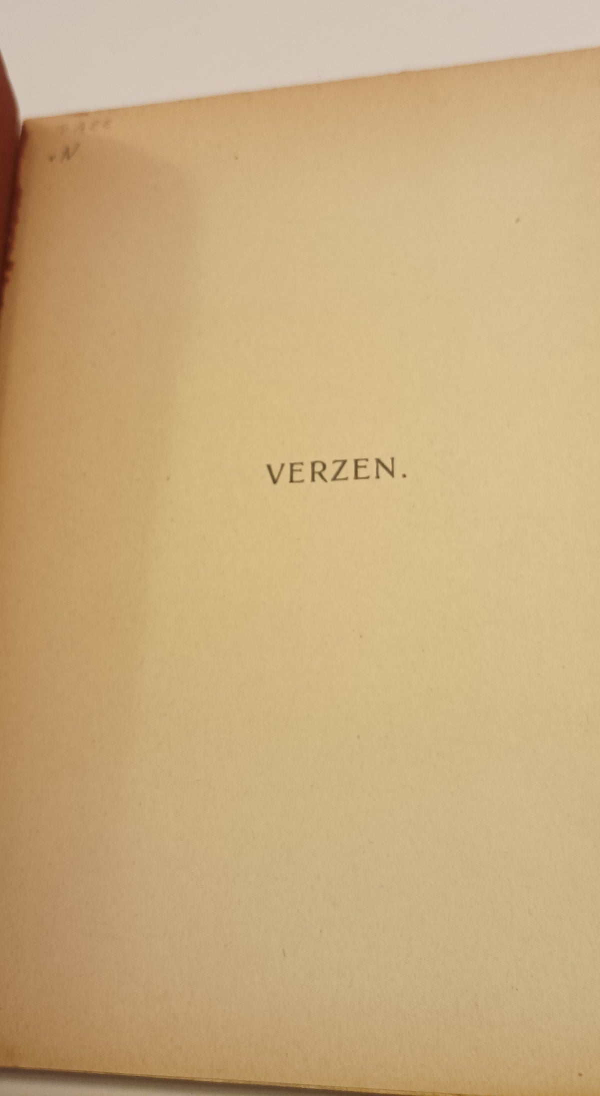 Jan van Nijlen. Verzen.