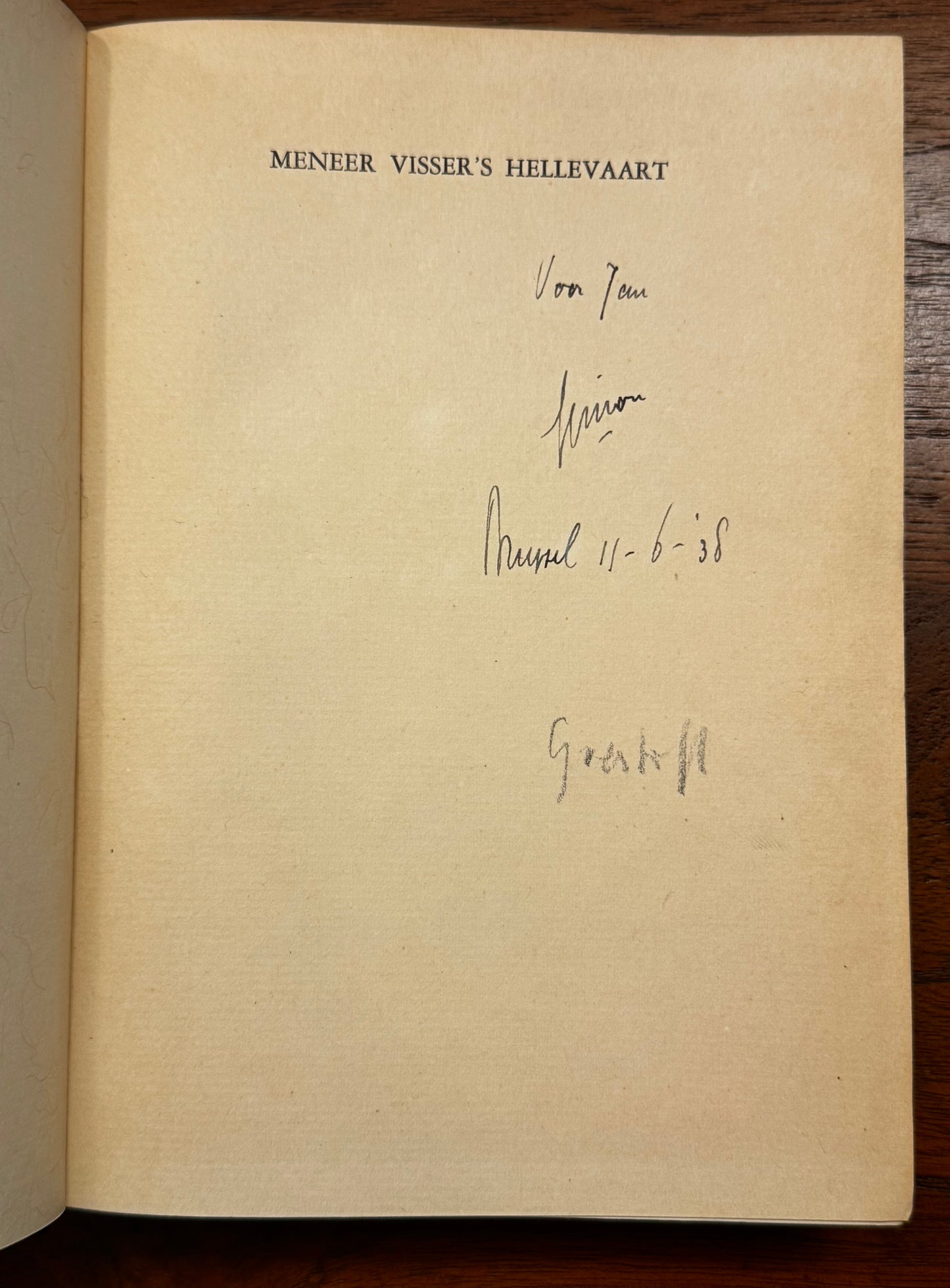 S VESTDIJK MENEER VISSER'S HELLEVAART