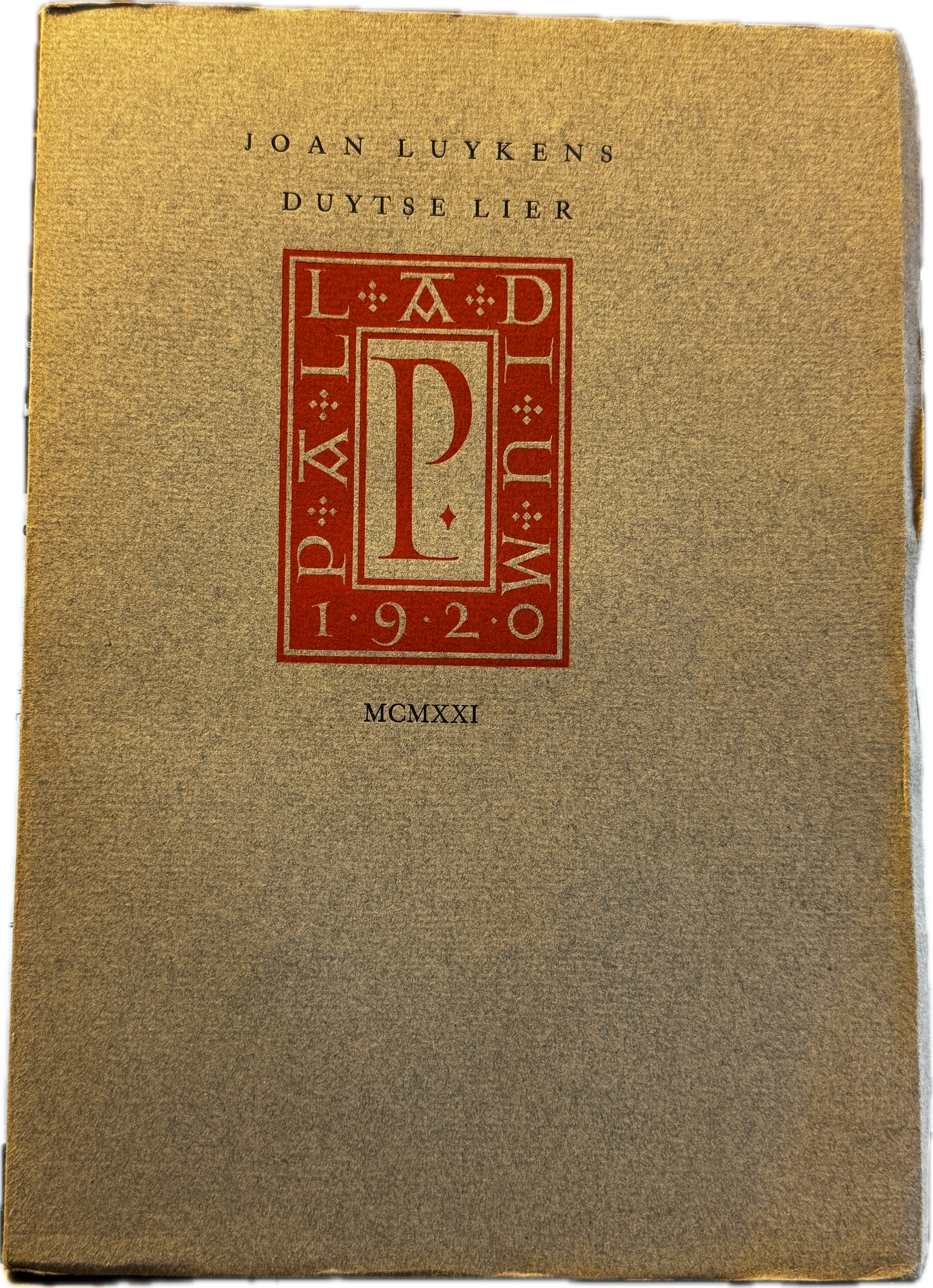 Joan Luyken, Duytse lier, Palladium 1921