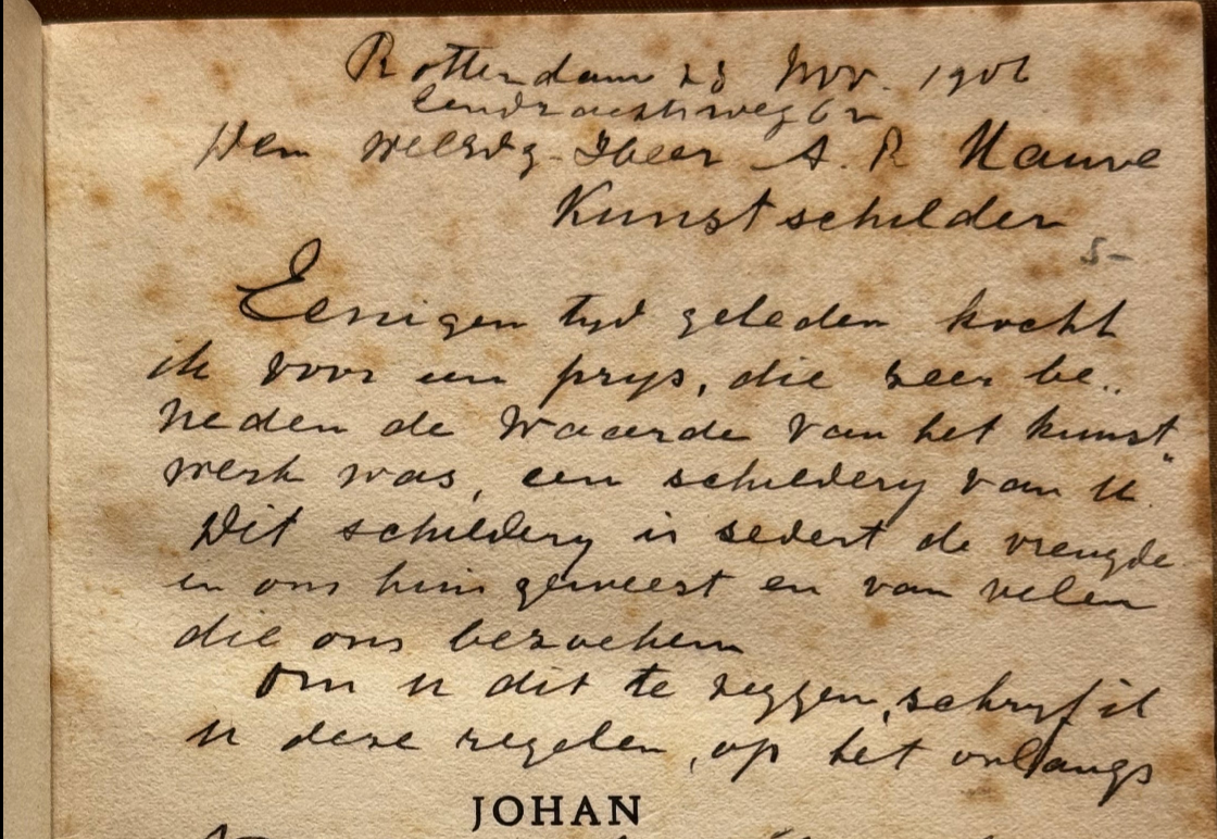 Jos M. van Mens, Johan door het leven. Den Haag, Nijhoff, 1906.