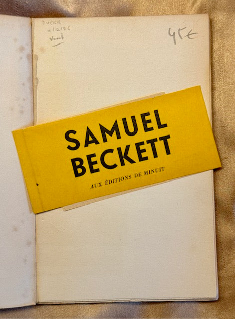 Samuel Beckett. La dernière bande suivi de Cendres. Editions de Minuit, 1960