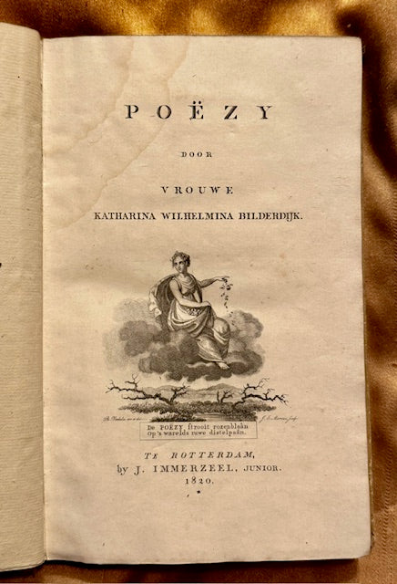 Katherina Wilhelmina Bilderdijk, Poezy, Rotterdam, J. Immerzeel, 1820