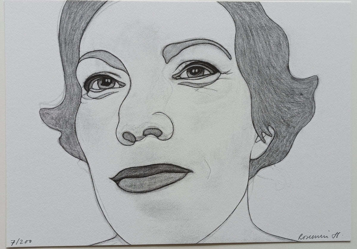 Rosemin Hendriks (1968) Zelfportret.