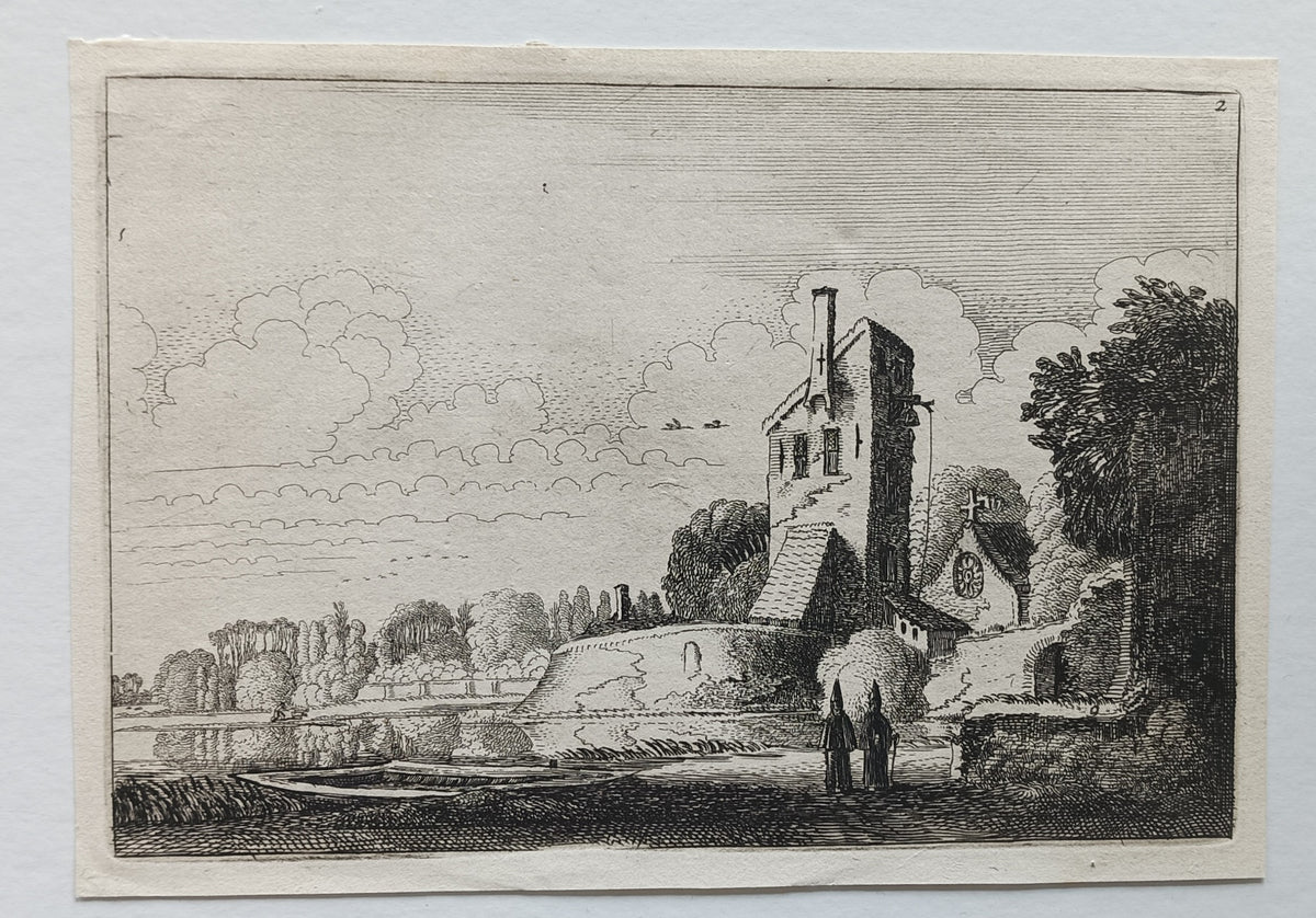 Jan van de Velde (1593-1641) Bastion with Tower.