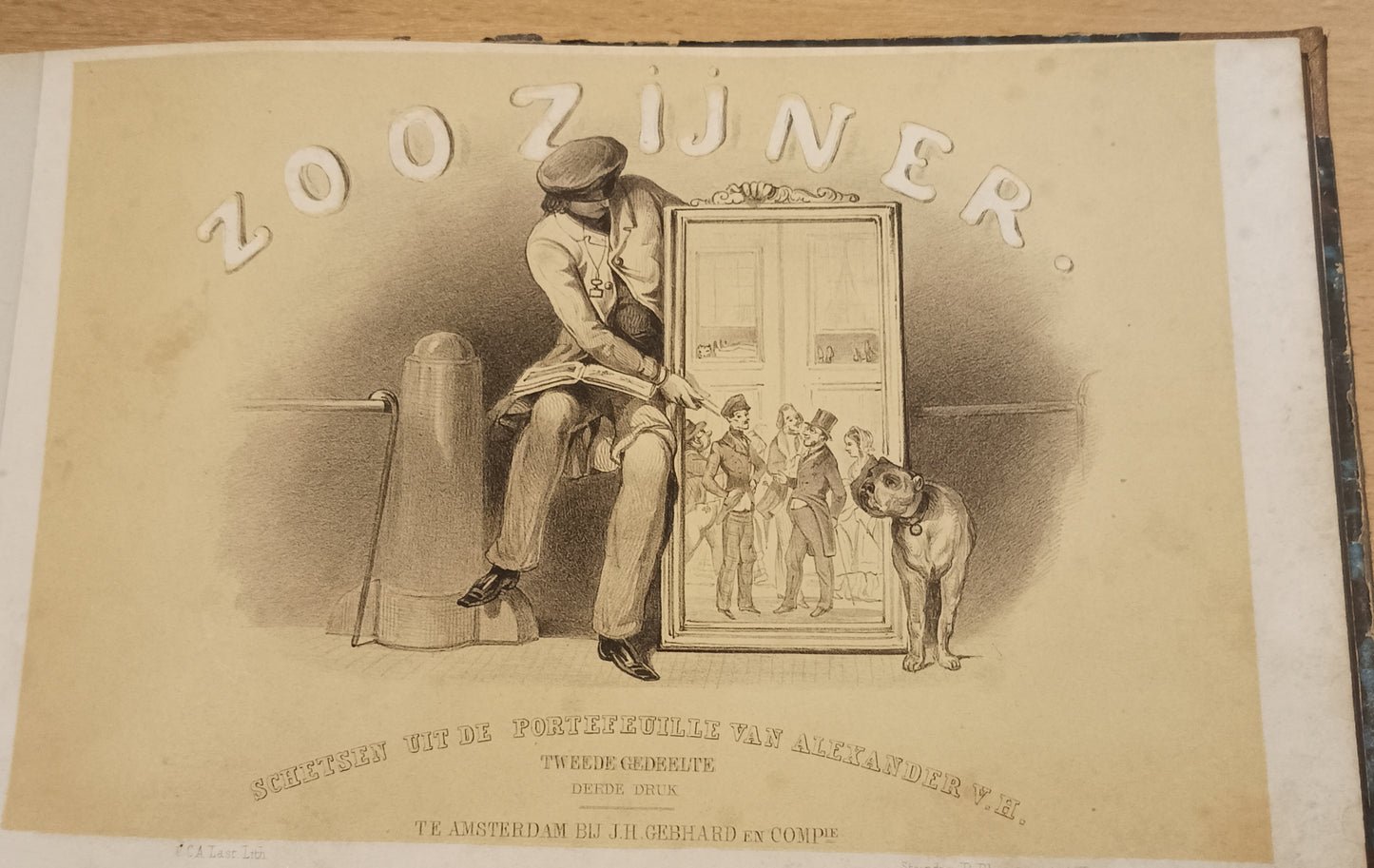 [Gothic. Queer] Alexander Ver Huell (Dutch, 1822-1897) Collection of 140 original lithographic plates.