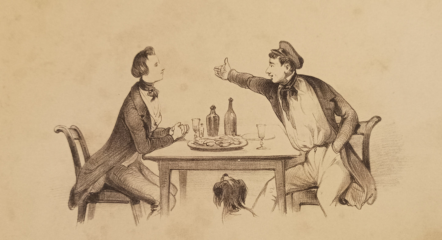 [Gothic. Queer] Alexander Ver Huell (Dutch, 1822-1897) Collection of 140 original lithographic plates.