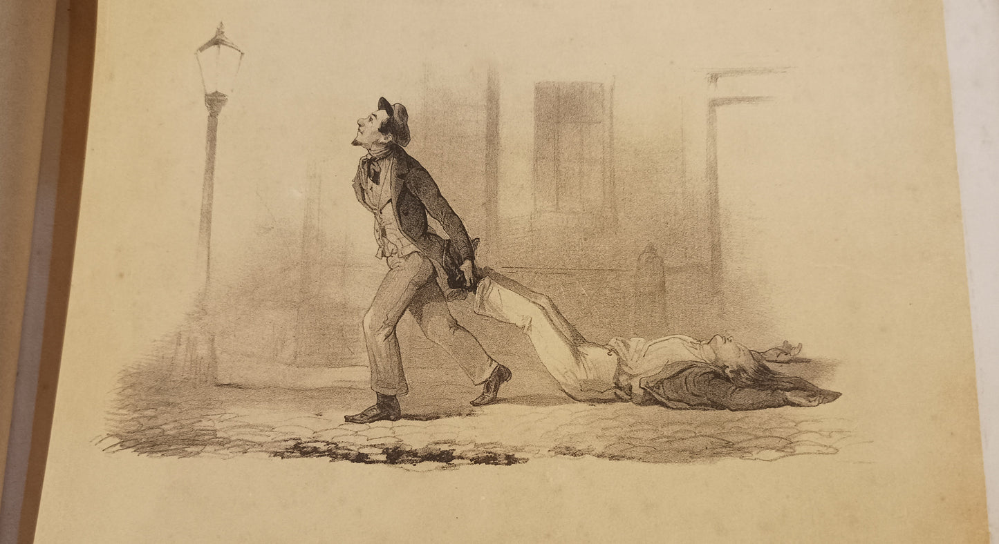 [Gothic. Queer] Alexander Ver Huell (Dutch, 1822-1897) Collection of 140 original lithographic plates.