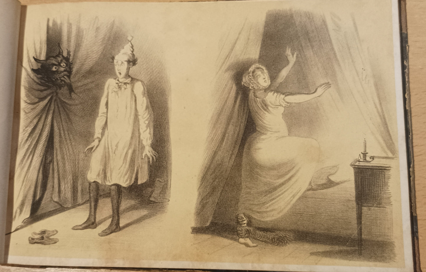 [Gothic. Queer] Alexander Ver Huell (Dutch, 1822-1897) Collection of 140 original lithographic plates.