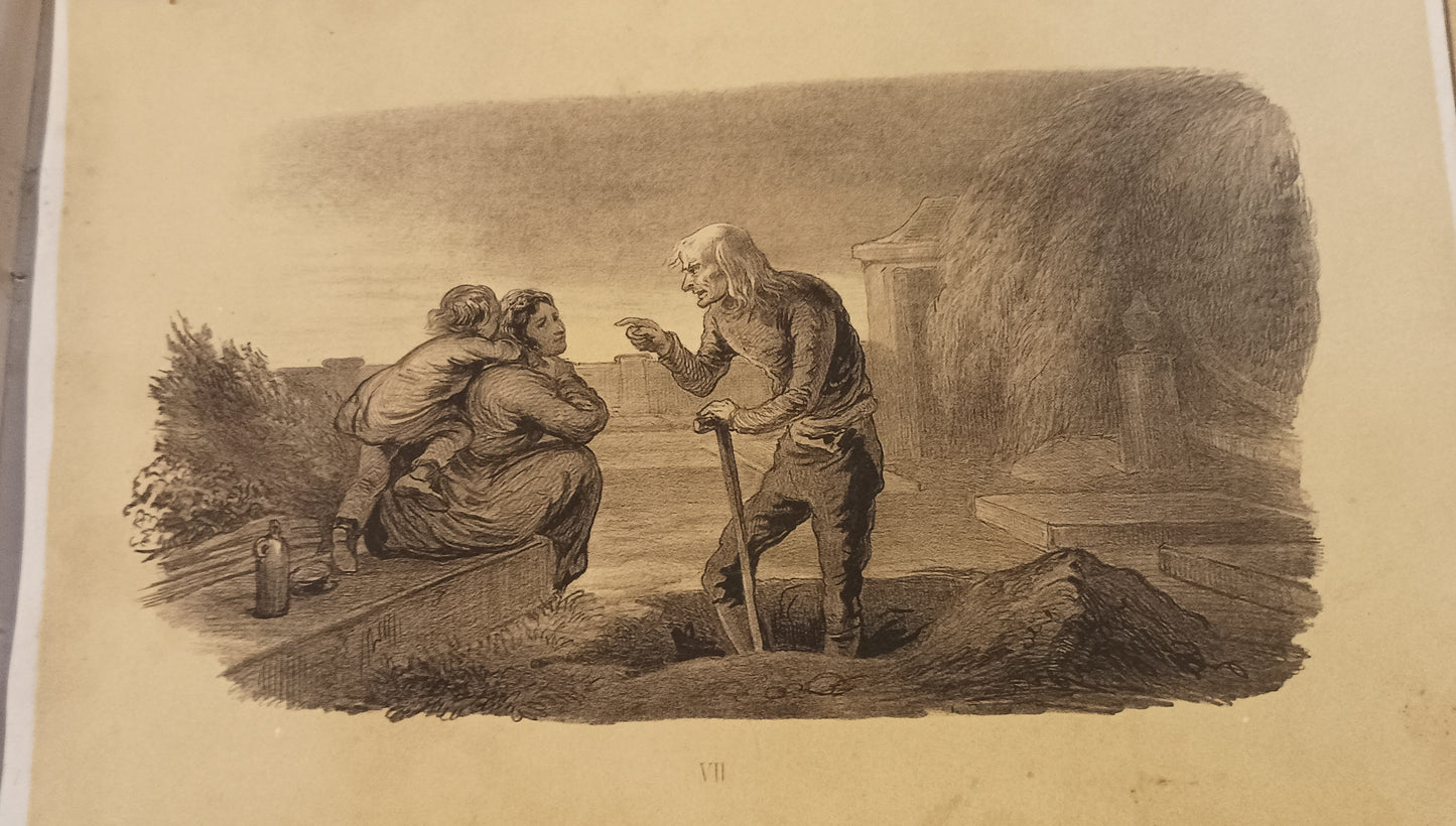 [Gothic. Queer] Alexander Ver Huell (Dutch, 1822-1897) Collection of 140 original lithographic plates.