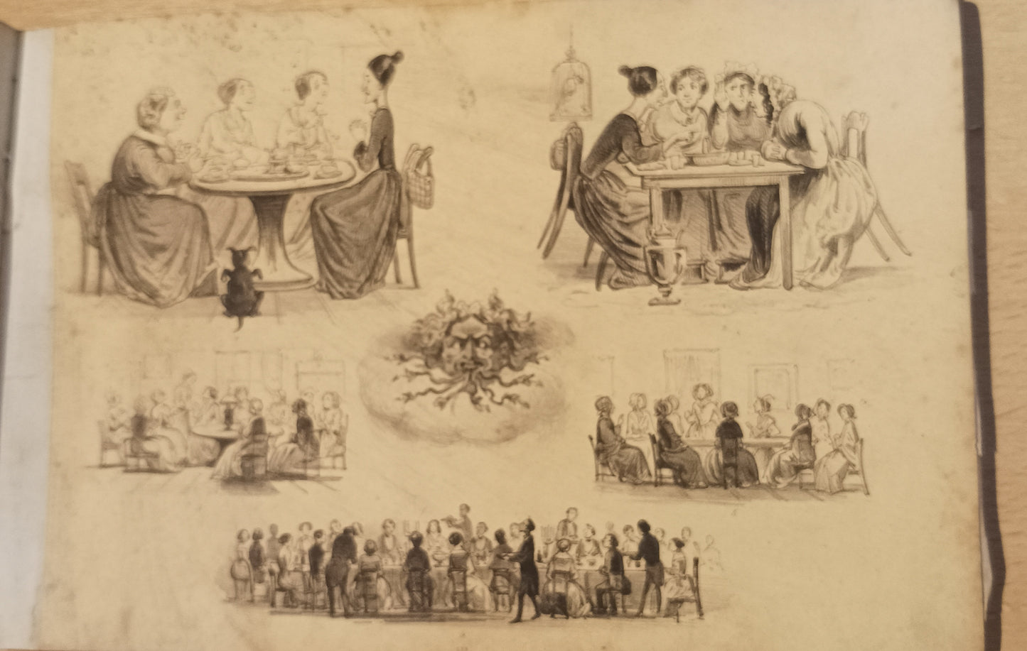 [Gothic. Queer] Alexander Ver Huell (Dutch, 1822-1897) Collection of 140 original lithographic plates.