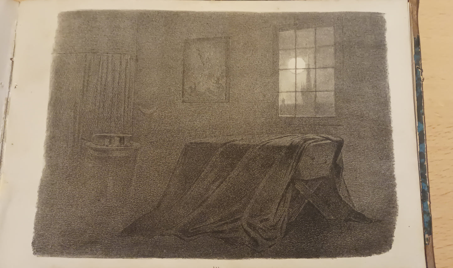 [Gothic. Queer] Alexander Ver Huell (Dutch, 1822-1897) Collection of 140 original lithographic plates.