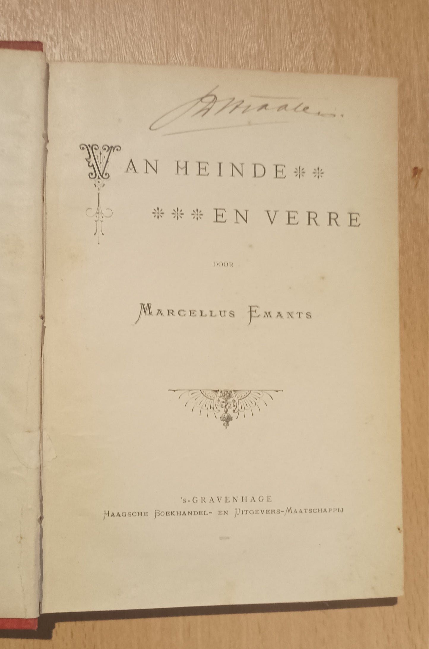 Marcellus Emants. Van heinde en verre