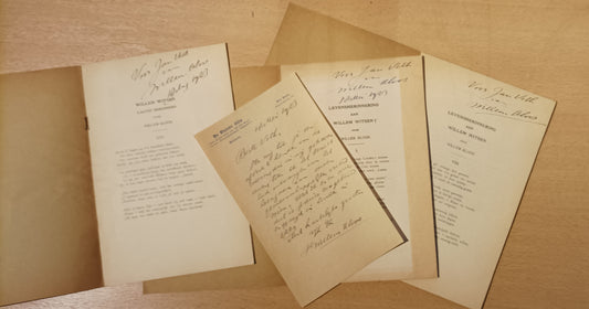 [Manuscript] Willem Kloos ‘Levensherinnering [&] Laatst herdenken [van &]  aan Willem Witsen I-VII [&] VIII-XII, XIII-XXV’.