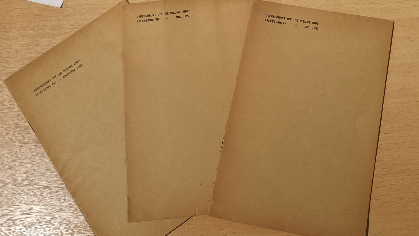 [Manuscript] Willem Kloos ‘Levensherinnering [&] Laatst herdenken [van &]  aan Willem Witsen I-VII [&] VIII-XII, XIII-XXV’.