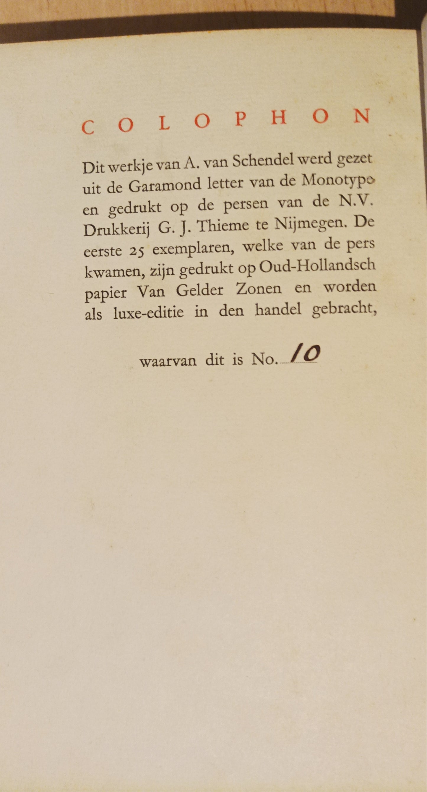[Luxe] Arthur van Schendel. Drogon.