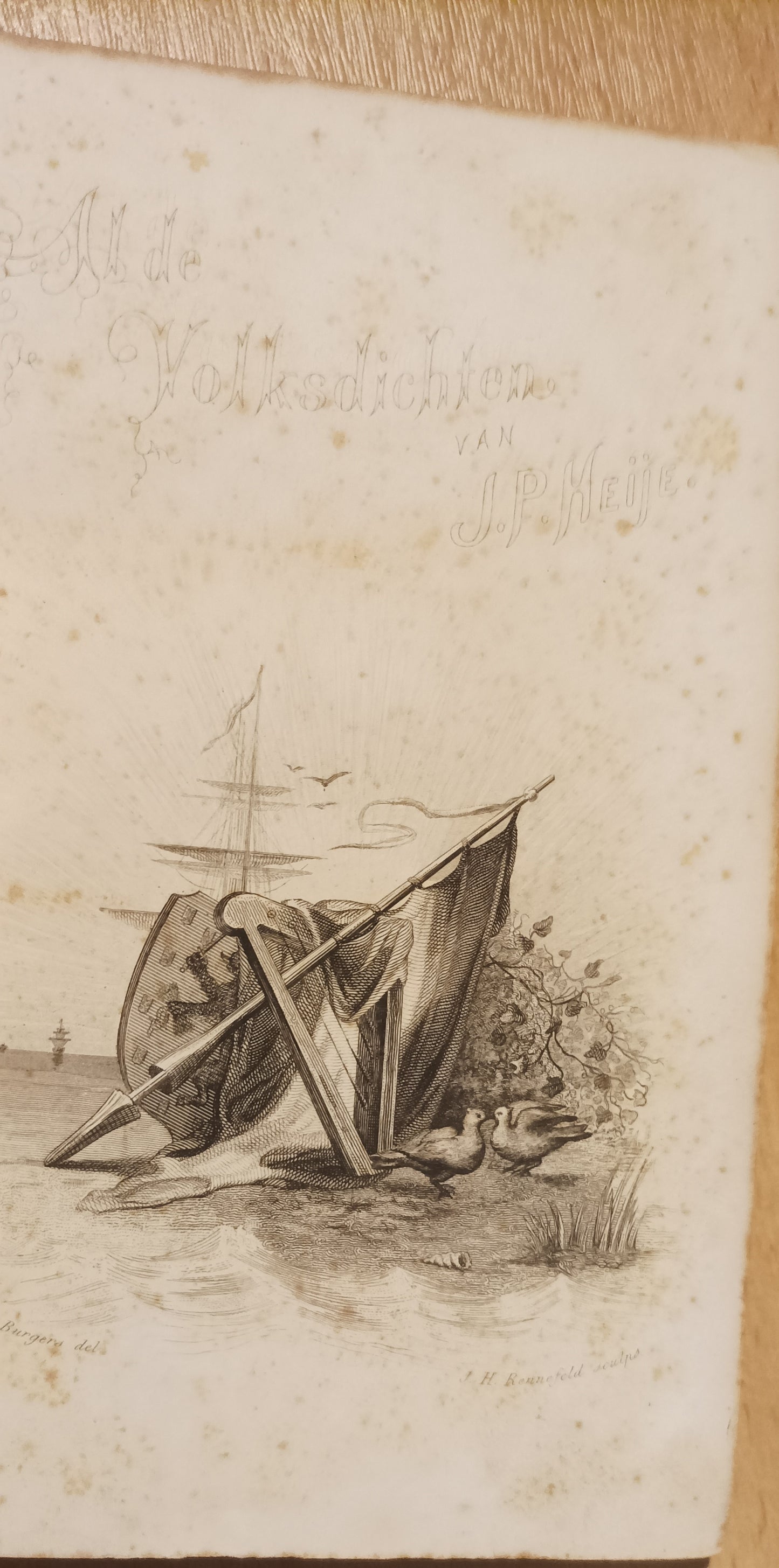 [Gesigneerd] J.P. Heije Al de volksdichten I.