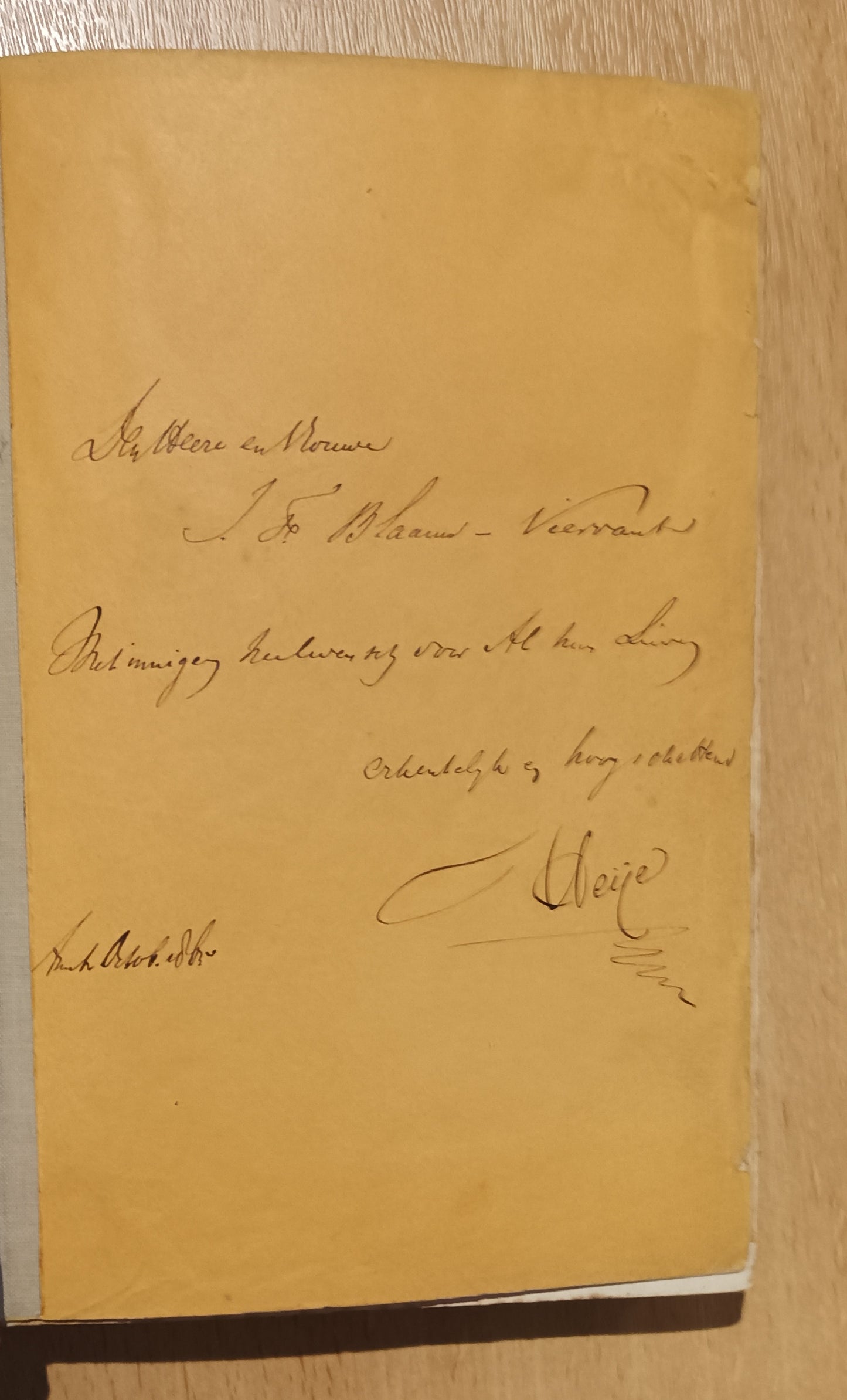 [Gesigneerd] J.P. Heije Al de volksdichten I.