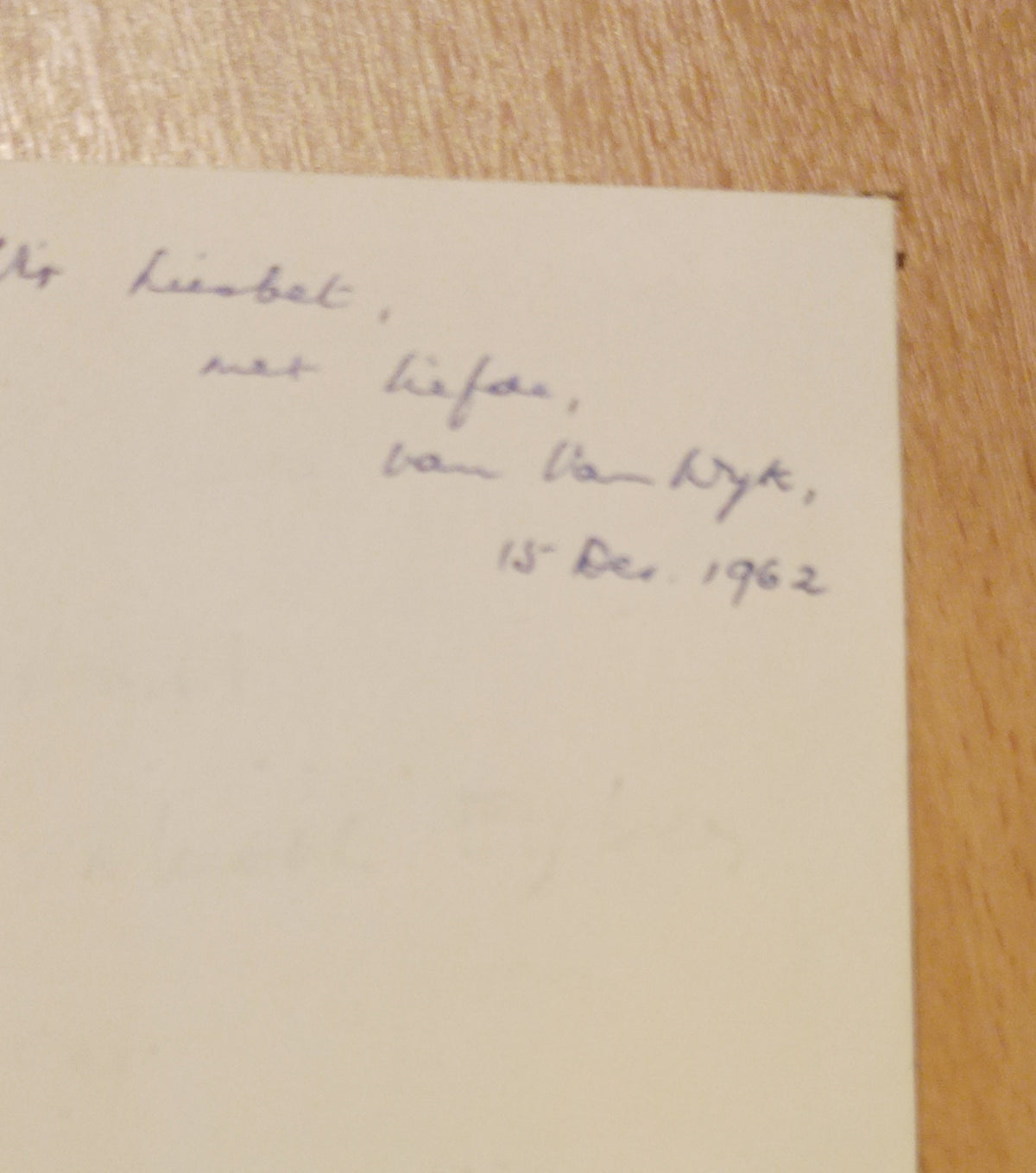 [Gesigneerd] N.P. van Wyk Louw Tristia