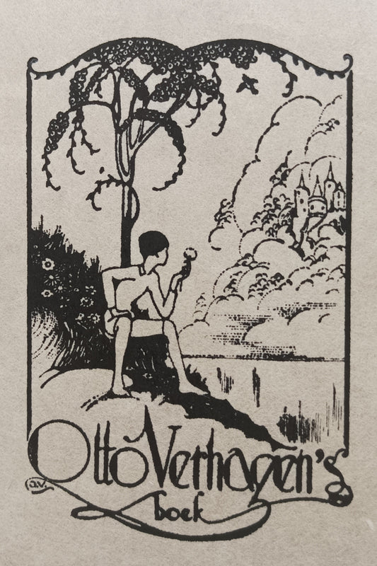 Otto Verhagen (Dutch, 1885-1951). Bookplate Otto Verhagen.