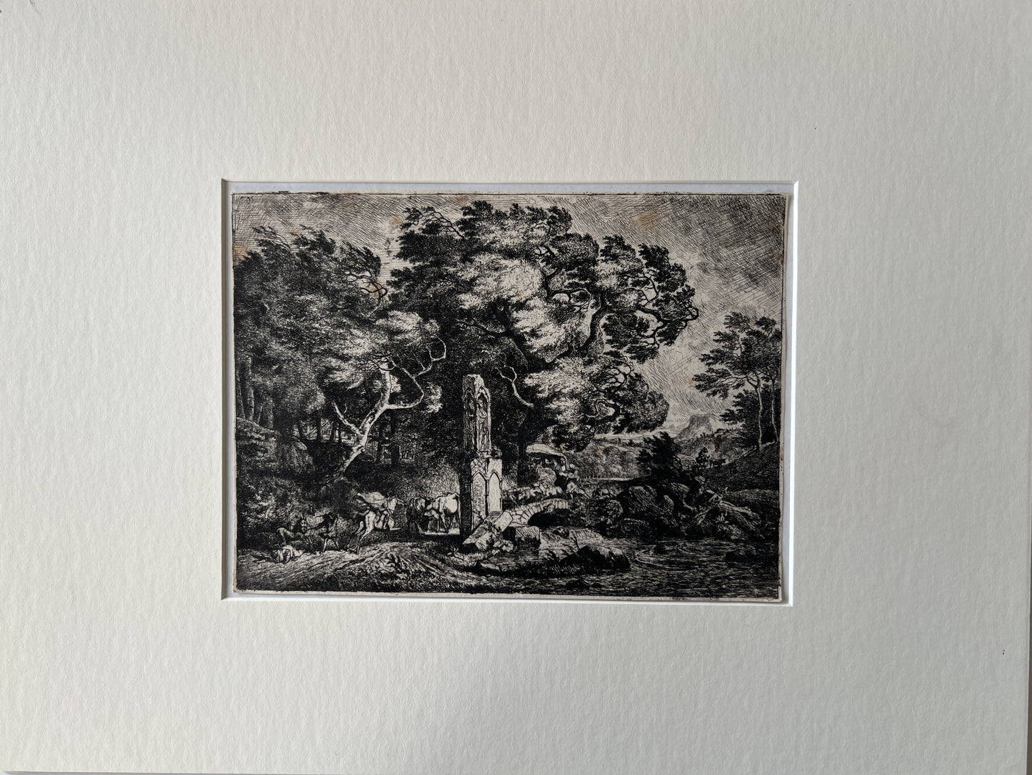 Demarne, Jean-Louis (1752-1829) Le coup de vent. Etching.