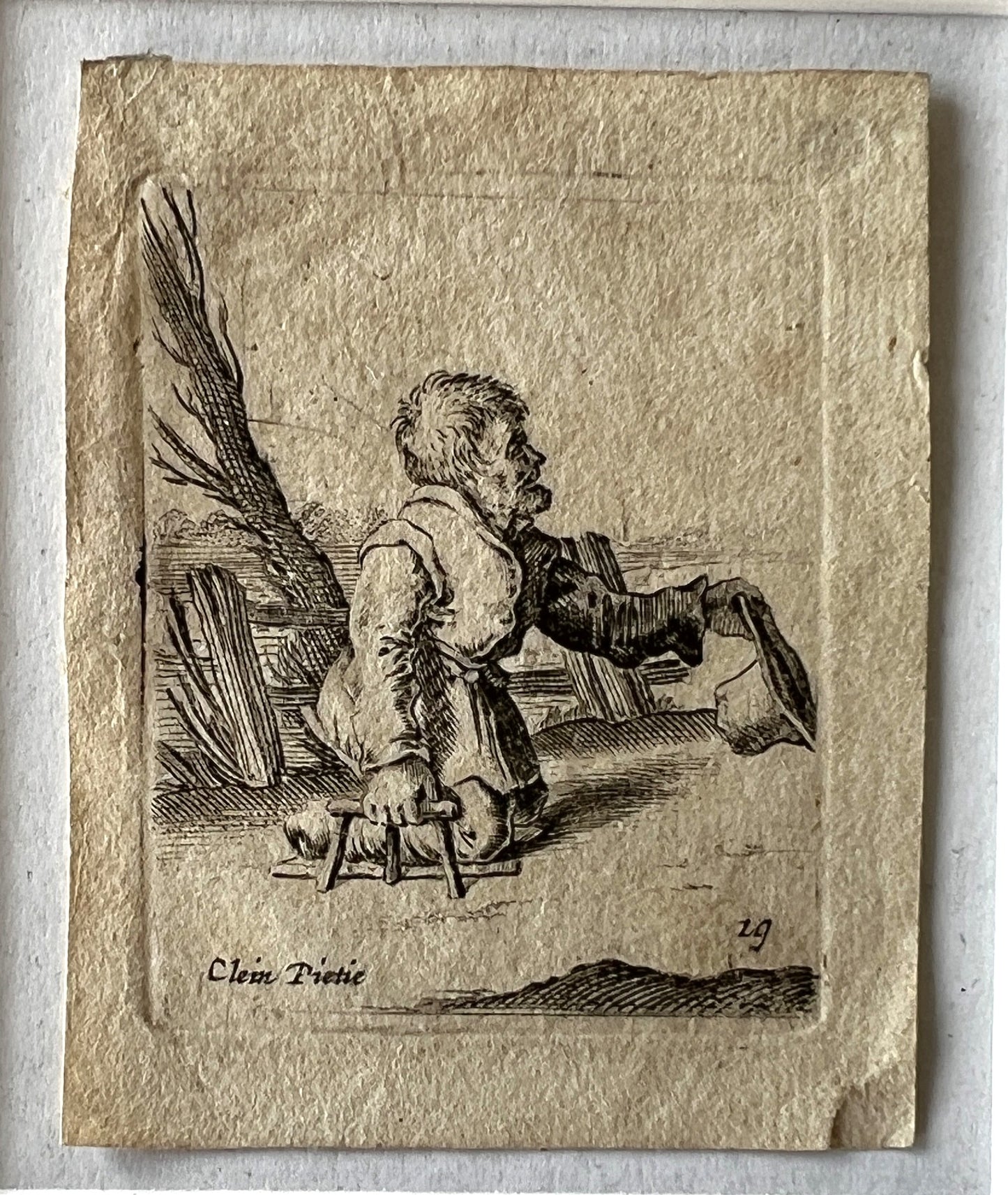 Scheyndel, Gillis van (ca. 1595-before 1660) Clein Pietie. Etching, ca. 1620.