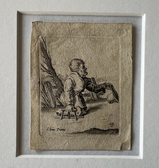 Scheyndel, Gillis van (ca. 1595-before 1660) Clein Pietie. Etching, ca. 1620.