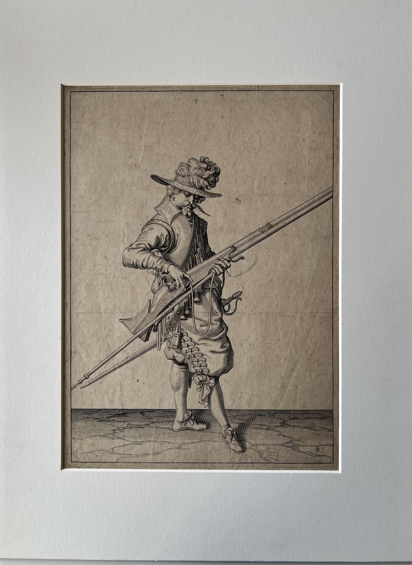Gheyn, Jacques de (1537/38- ca. 1581) Soldier (from: Wapenhandelinghe van roers musqvetten ende spiessen (….) 1607).