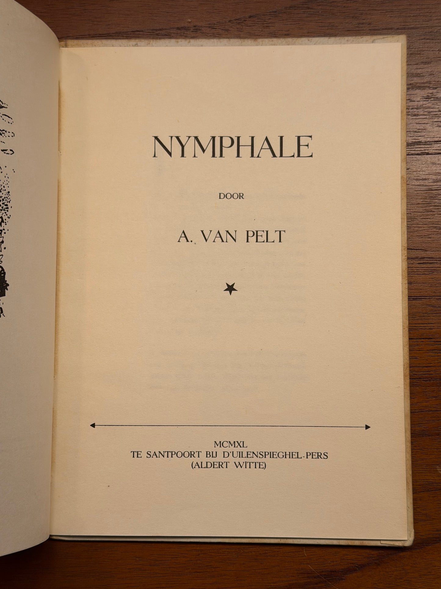 NYMPHALE DOOR A. VAN PELT 1960