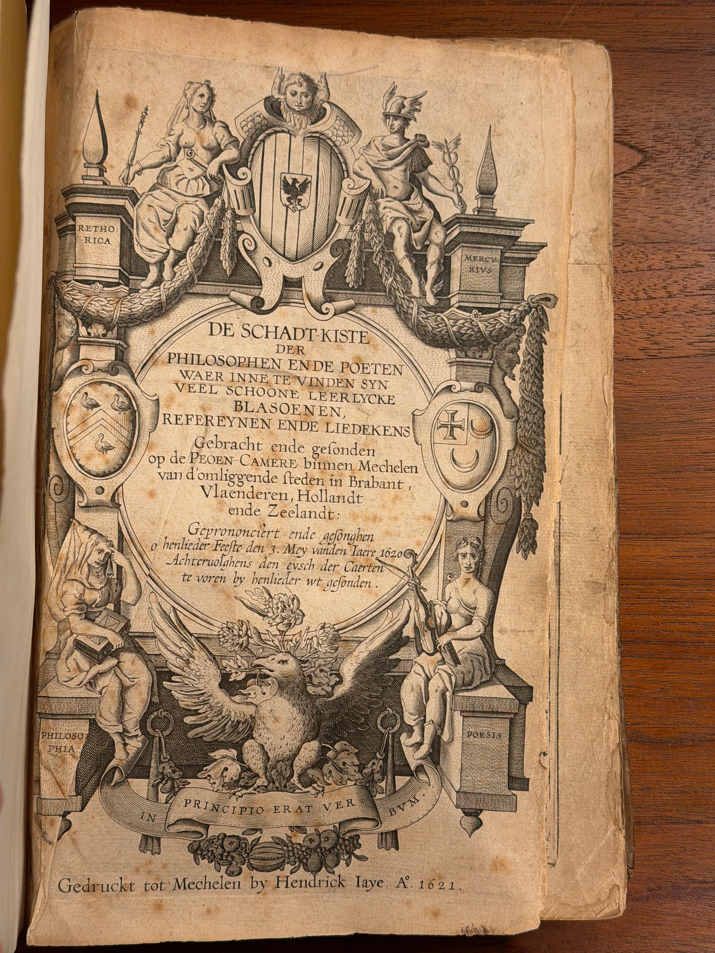 De schadt-kiste der philosophen ende poeten. Mechelen, Hendrick Iaye, 1621.