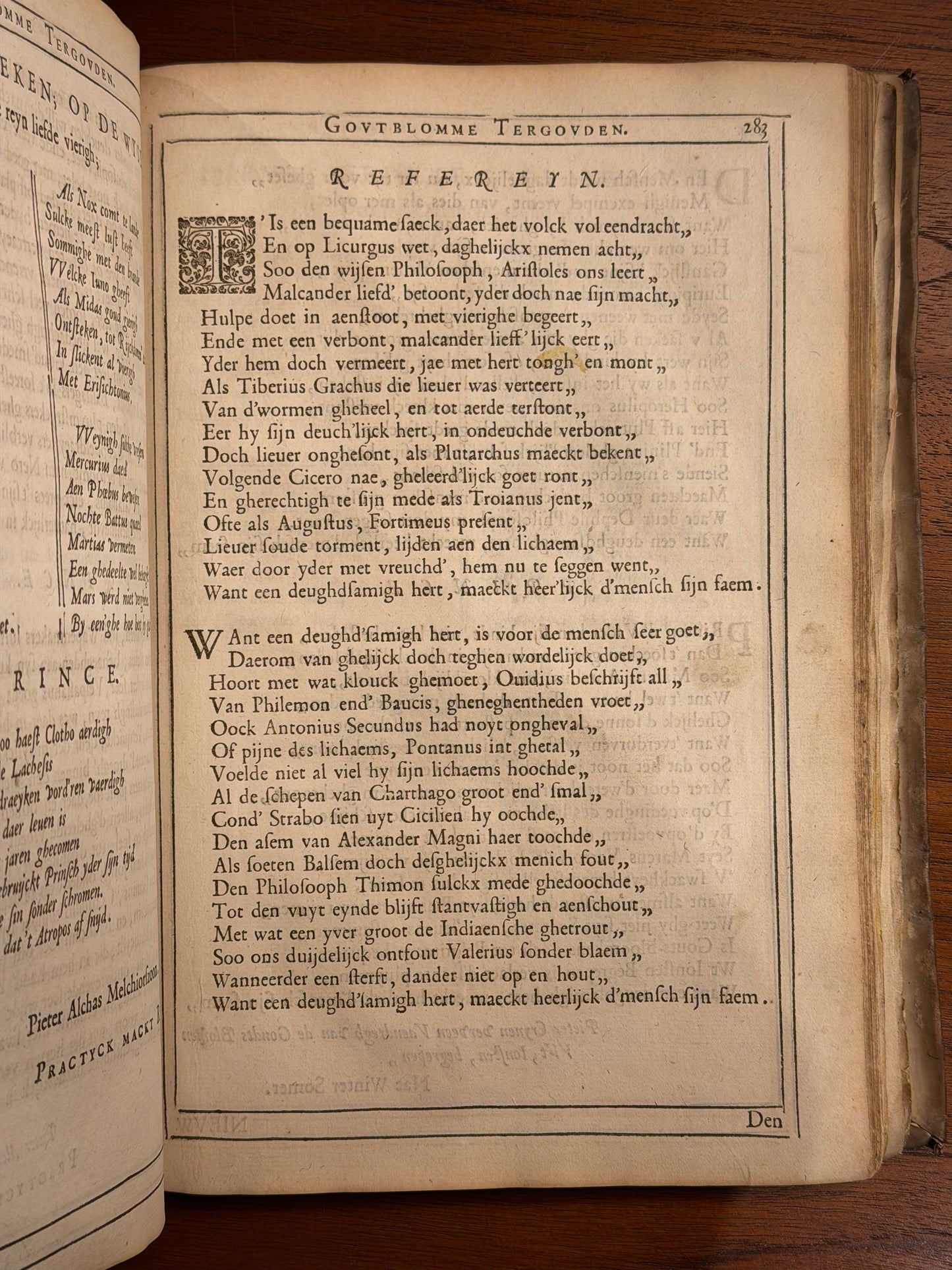 De schadt-kiste der philosophen ende poeten. Mechelen, Hendrick Iaye, 1621.