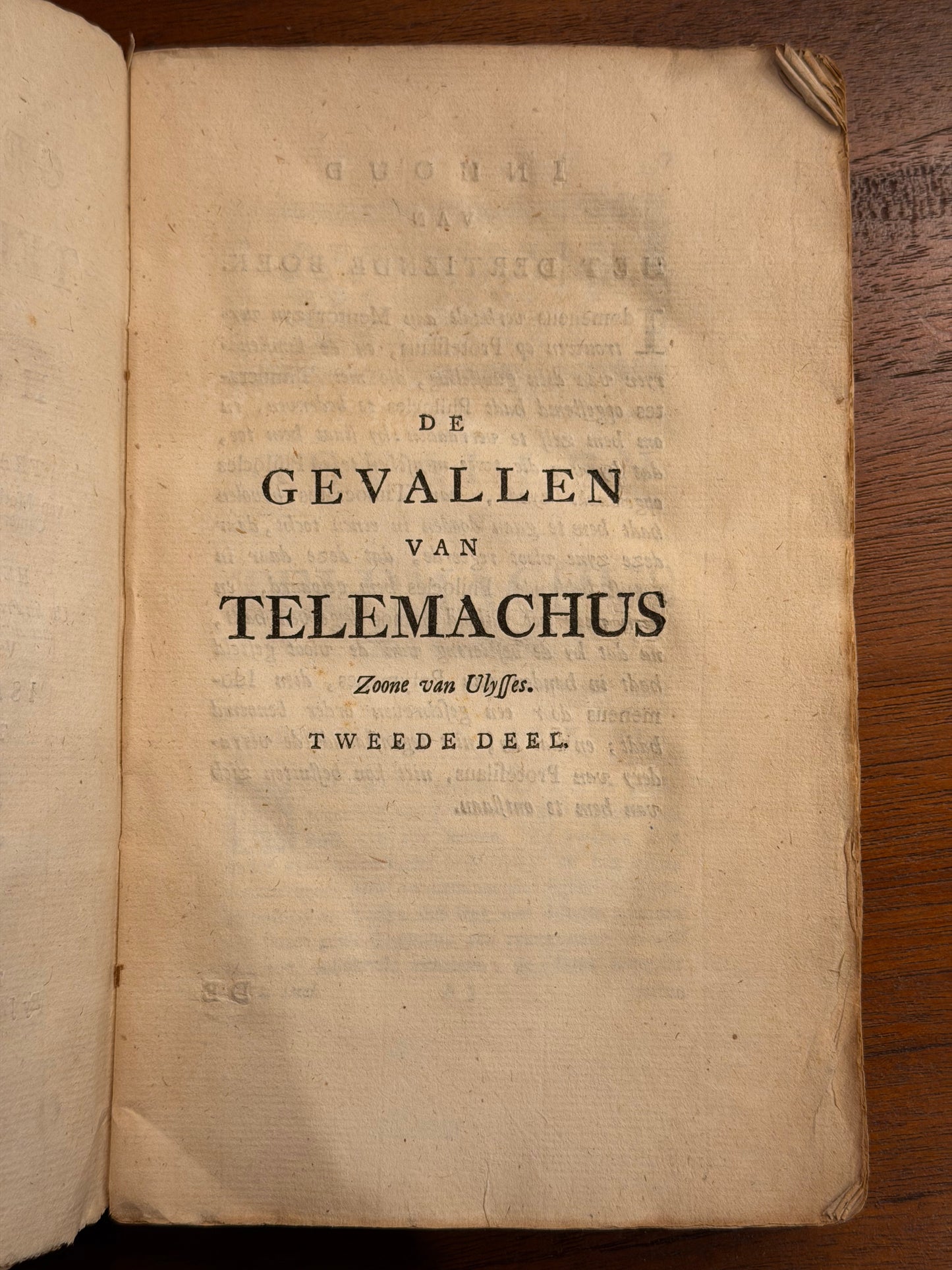Francoius de Salignac, De gevallen van Telemachus, zoon van Ulysses. Amsterdam, Jan Morterre, 1770