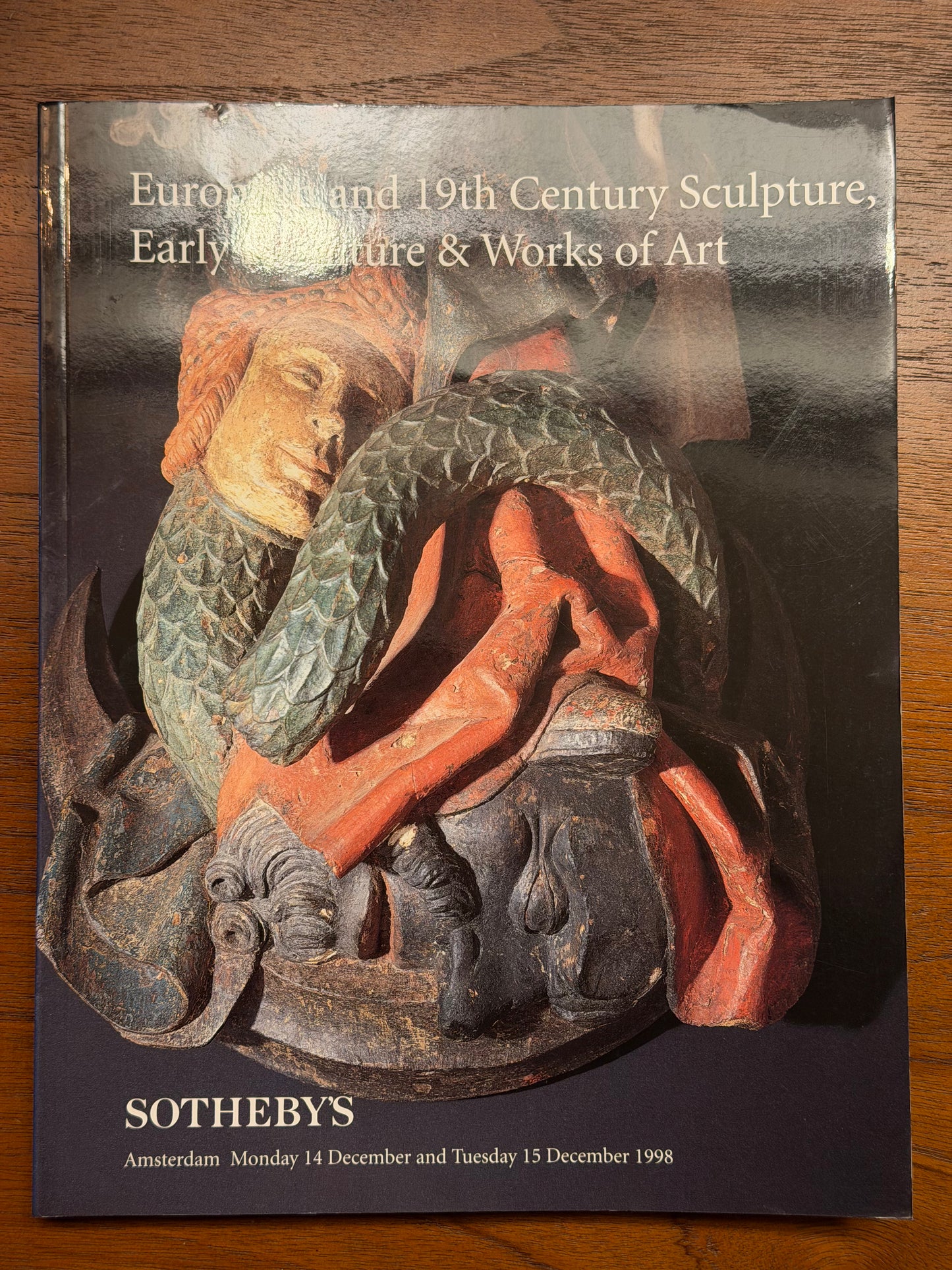 Eurorand 19th Century Sculpture, Early ture & Works of Art. SOTHEBY'S. Amsterdam Monday 14 December and Tuesday 15 December 1998