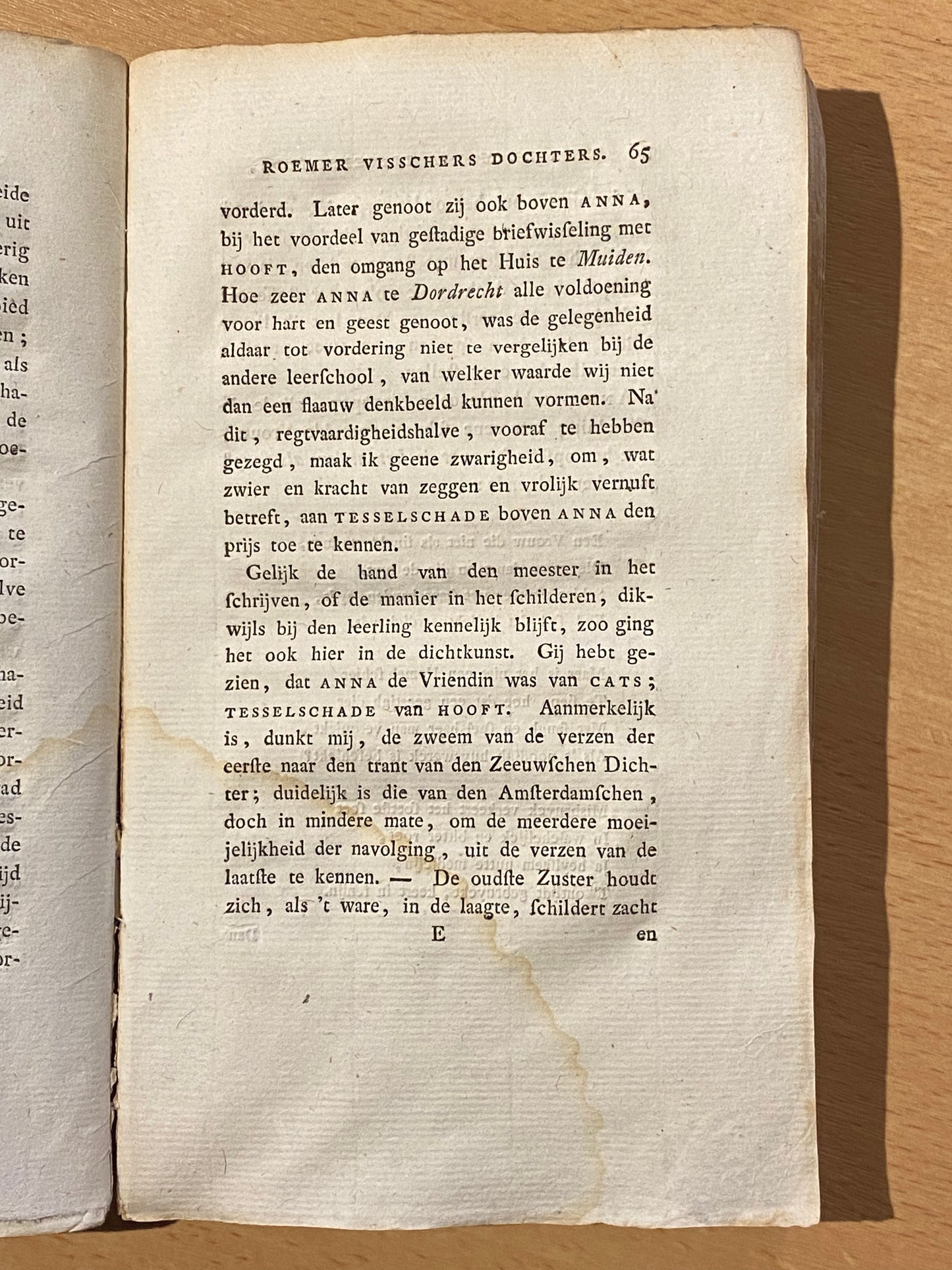 Jacobus Scheltema, Anna en Maria Tesselschade, de dochters van Roemer Visscher. Amsterdam, IJntema, 1808