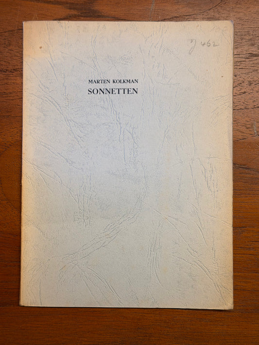 MARTEN KOLKMAN SONNETTEN