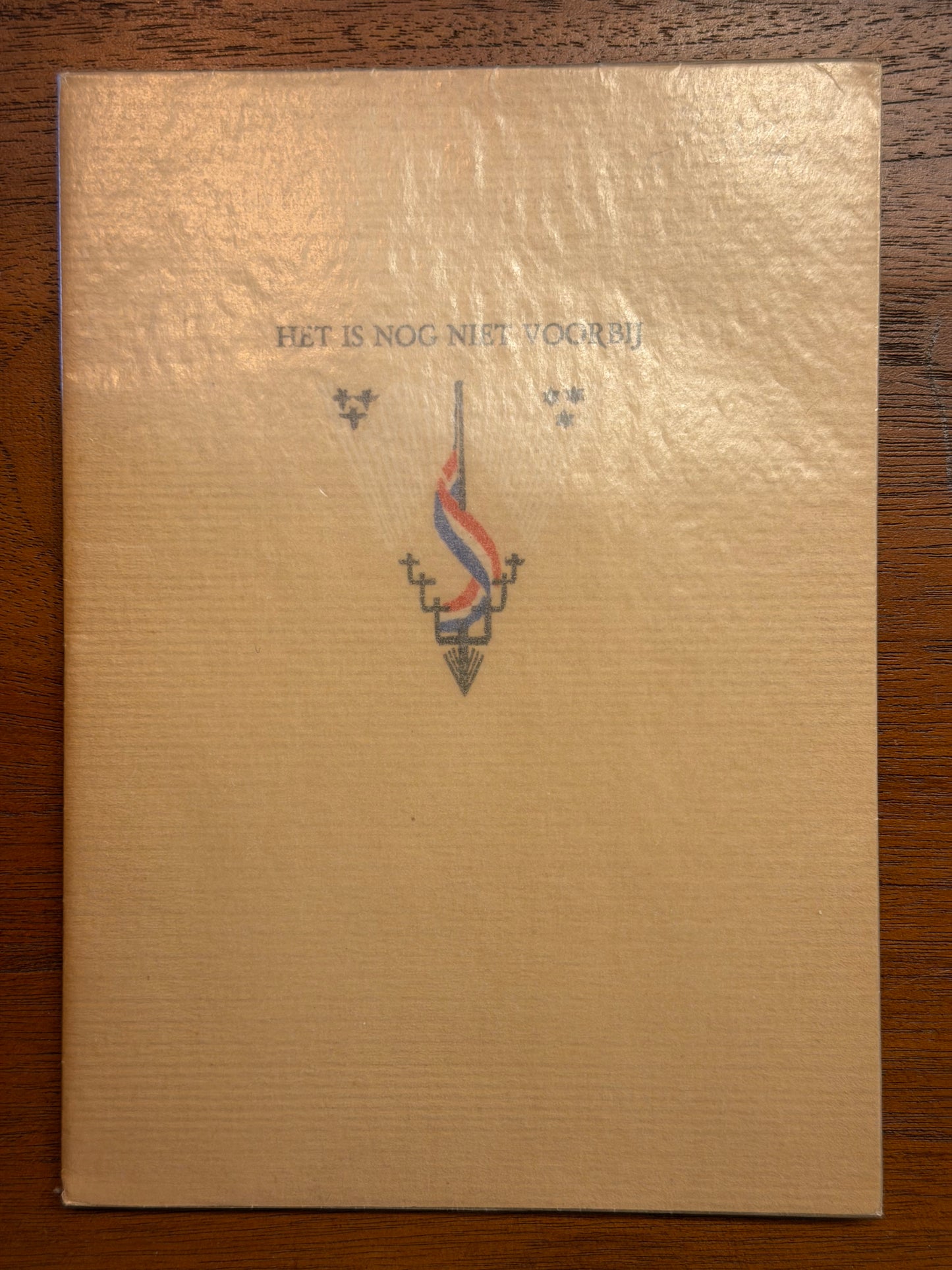 HET IS NOG NIET VOORBIJ VEERTIEN STROFEN VOOR NEERLANDS VOLK